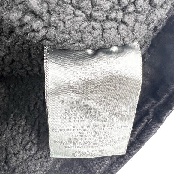 Levi's Mens Sherpa Lined Trucker Jacket Large Black Two Pocket Hooded NWT - Picture 11 of 12